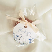 Blauwe Baby in bloesem bloemenwilde bloem Baby sho Bedankjes Labels