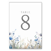 Blauwe Baby in bloesem bloemenwilde bloem Baby sho Kaart (Voorkant)