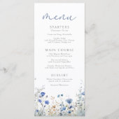 Blauwe Baby in bloesem bloemenwilde bloem Baby sho Menu (Voorkant)