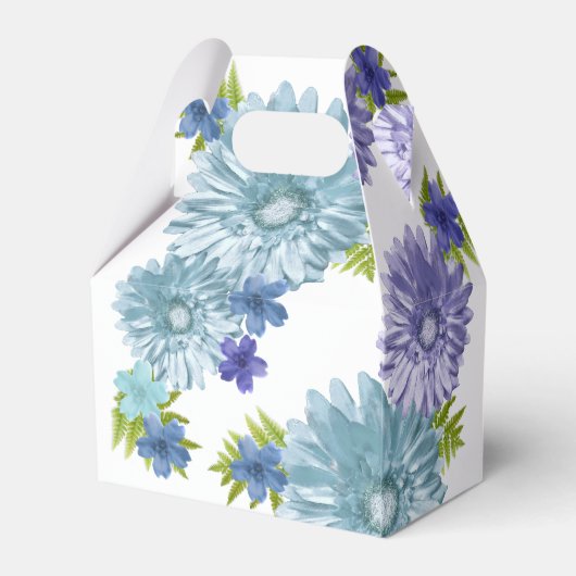 Blauwe Baby in Bloom Brunch Douche Dank u Bedankdoosjes (Achterkant)