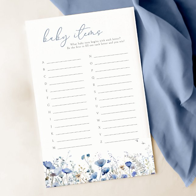 Blauwe Baby in Bloom Wildflower Baby items spel (Creator heeft geüpload)