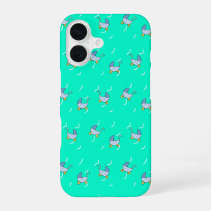 Blauwe baby iPhone 16 hoesje