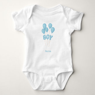 Blauwe Baby Jongen Ballon Feest Romper