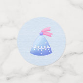 Blauwe baby jongen eerste verjaardag confetti (Kleine voorkant)