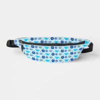 Blauwe Baby Jongen Vlinders en Bloemen met patrone