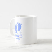Blauwe Baby Laden Koffiemok (Voorkant links)