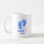 Blauwe Baby Laden Koffiemok (Links)