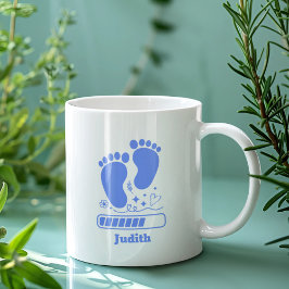 Blauwe Baby Laden Koffiemok