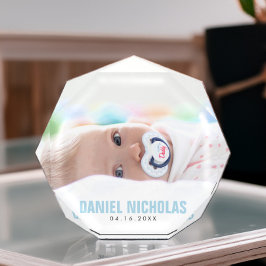 Blauwe Baby naam Fotoblokken