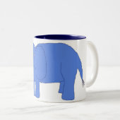 Blauwe Baby olifant mok (Voorkant rechts)