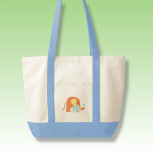 Blauwe Baby Olifant Tas voor Jongens