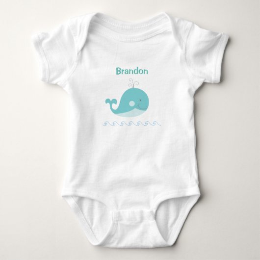 Blauwe Baby Romper (Voorkant)
