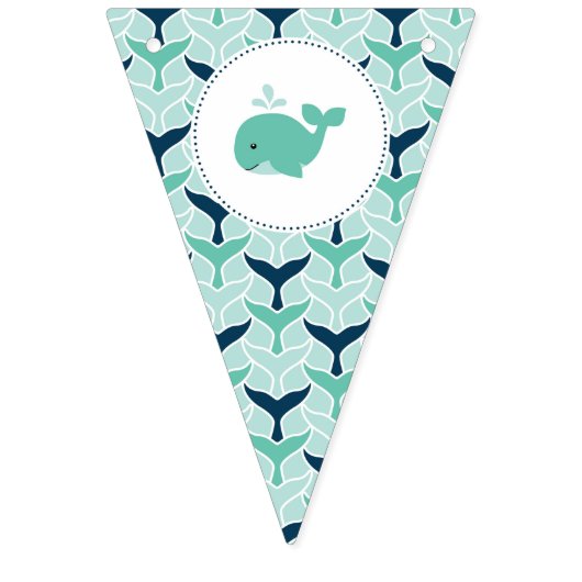Blauwe Baby shower banner (Tweede vlag)