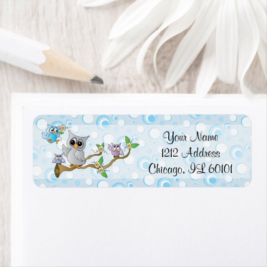 Blauwe Baby | Shower Theme Etiket (Insitu)