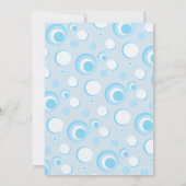 Blauwe Baby | Shower Theme Kaart (Achterkant)