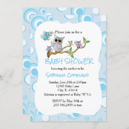 Blauwe Baby | Shower Theme Kaart