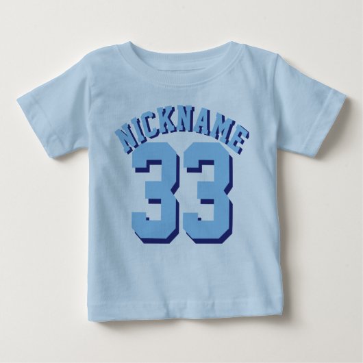 Blauwe Baby | Sporttrui ontwerp (Voorkant)