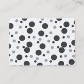 Blauwe Baby Visitekaartje (Achterkant)