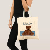 Blauwe babyluiertas tote bag (Voorkant (product))