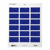 Blauwe badkamer Tegels Etiket (Full Sheet)