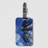 Blauwe bagagelabel (Voorkant (verticaal))