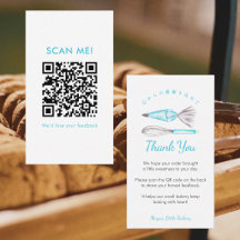 Blauwe Bakgerei Bakkerij Laat een Review QR Code a