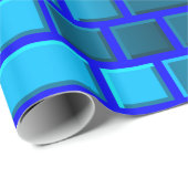 Blauwe bakstenen cadeaupapier (Rol Hoek)