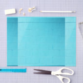 Blauwe bakstenen muur tissuepapier (Craft)