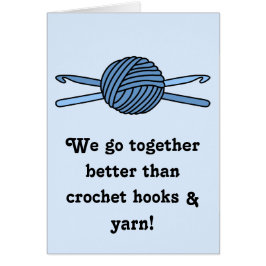 Blauwe bal van haken en haken (Blauwe rug)