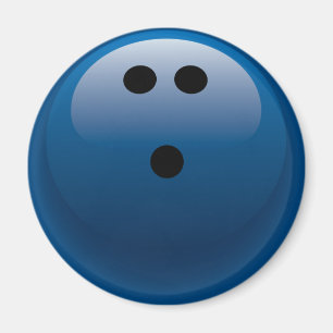BLAUWE BALK MAGNEET