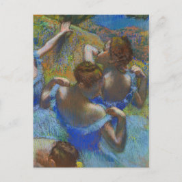 Blauwe balletdansers Edgar Degas Briefkaart