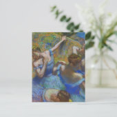 Blauwe balletdansers Edgar Degas Briefkaart (Staand voorkant)