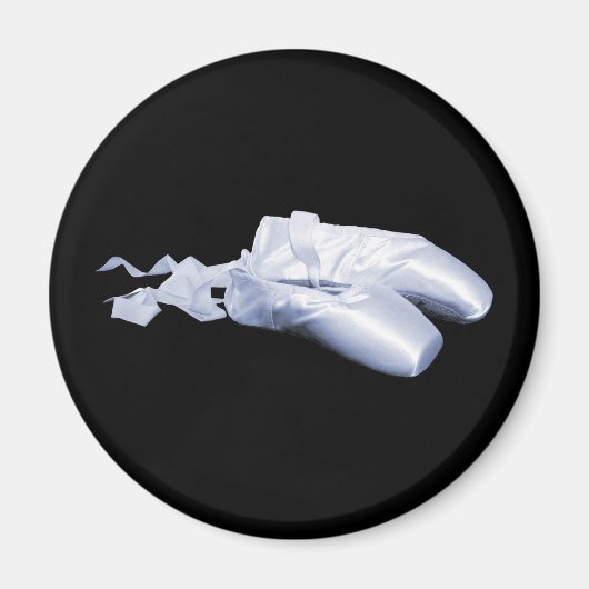 Blauwe balletschoenen magneet (Voorkant)