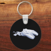 Blauwe balletschoenen sleutelhanger (Voorkant)