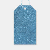 Blauwe Ballon Hond Favoritietags Cadeaulabel (Achterkant)