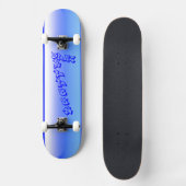 Blauwe ballon persoonlijk skateboard (Voorkant)