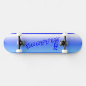 Blauwe ballon persoonlijk skateboard (Horizontaal)