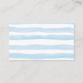 Blauwe ballon Teddy Bear Diaper Raffle Informatiekaartje (Achterkant)