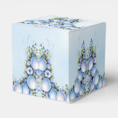 Blauwe ballonnen Favor Box Bedankdoosjes (Achterkant)