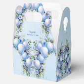 Blauwe ballonnen Favor Box Bedankdoosjes (Geopend)
