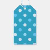 Blauwe ballonnen Hartelijk dank Cadeaulabel (Achterkant)