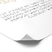 Blauwe ballonnen Hoe groot is het buikteken van ma Poster (Hoek)