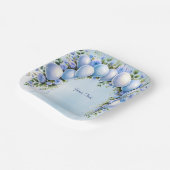 Blauwe ballonnen papier Bord (Gebogen)