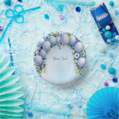 Blauwe ballonnen papieren kom (Feest)