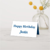 Blauwe ballonnen | Plaats kaarten Plaatskaartje (Achterkant)