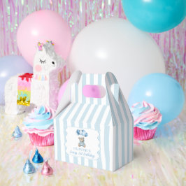 Blauwe Ballonnen Teddybeer Verjaardag Bedankdoosjes