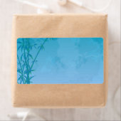 Blauwe bamboe etiket (Insitu)