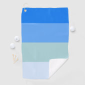 Blauwe band golfhanddoek (Insitu)