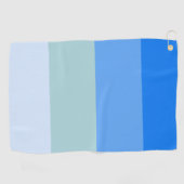 Blauwe band golfhanddoek (Horizontaal)