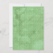 Blauwe banner Cactus Taco over een Baby-Baby showe Kaart (Achterkant)